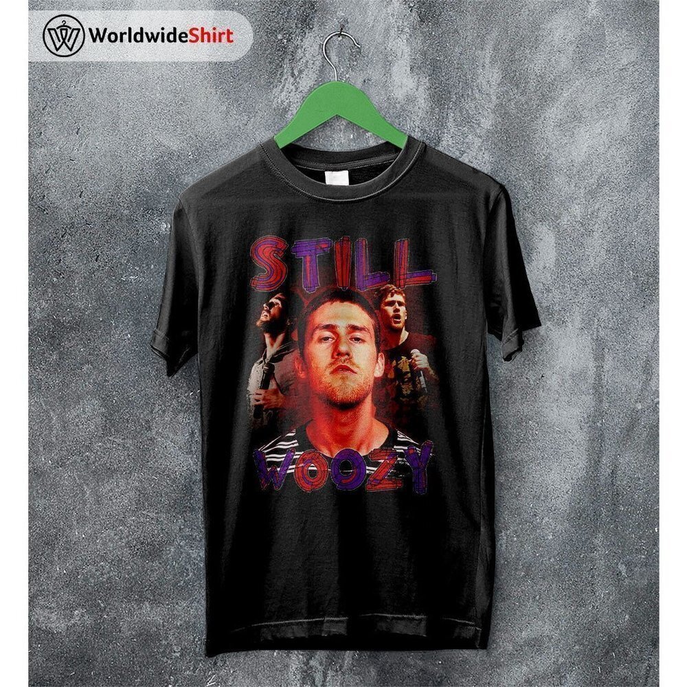 Still Woozy Vintage Raptee Indie Pop Music Graphic Fan Art T-Shirt